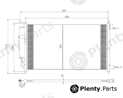 PowerMax 7110518 — Condenser, air conditioning PowerMax+