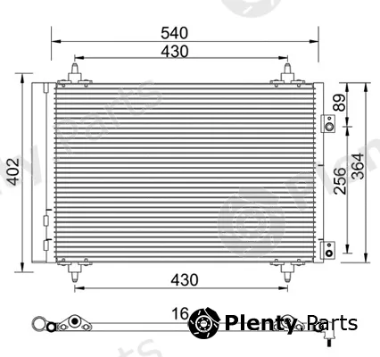 PowerMax 7110146 — Condenser, air conditioning PowerMax+
