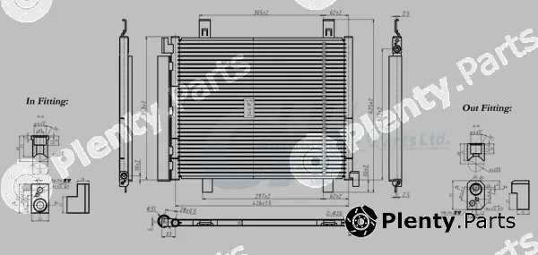 PowerMax 7110631 — Condenser, air conditioning PowerMax+