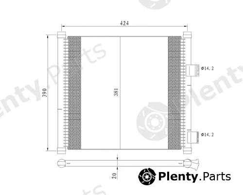 PowerMax 7110405 — Condenser, air conditioning PowerMax+