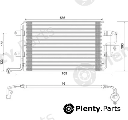 PowerMax 7110293 — Condenser, air conditioning PowerMax+
