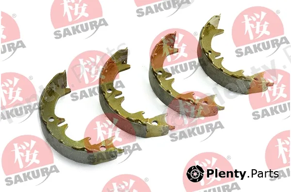 Sakura 602-20-3890 — Brake Shoe Set, parking brake