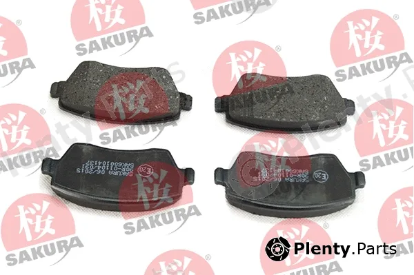 Sakura 600-10-4137 — Brake Pad Set, disc brake