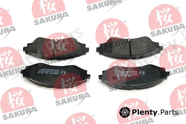 Sakura 600-00-8380 — Brake Pad Set, disc brake