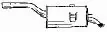Sigam 30604 — Rear Muffler