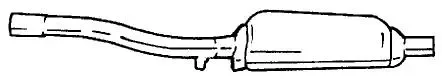 Sigam 50308 — Front Muffler