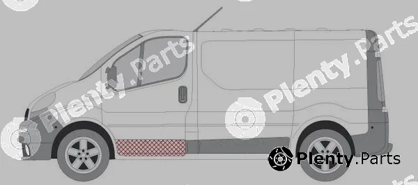 Blic 6015-00-6061131P — Interior Door Panel