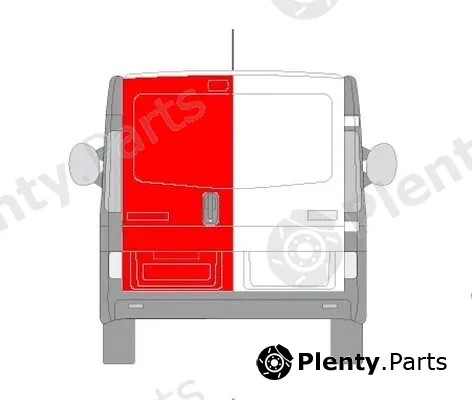 Blic 6016-00-6061155P — Interior Door Panel
