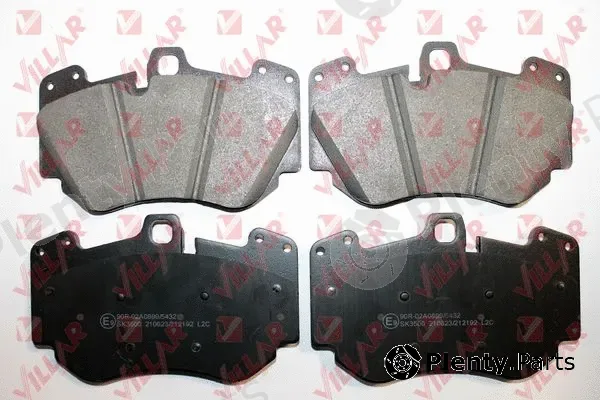 Villar 626.2192 — Brake Pad Set, disc brake
