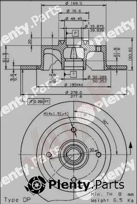 Villar 628.1751 — Brake Disc
