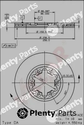 Villar 628.1837 — Brake Disc
