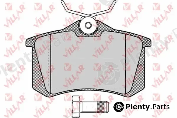 Villar 626.0634 — Brake Pad Set, disc brake