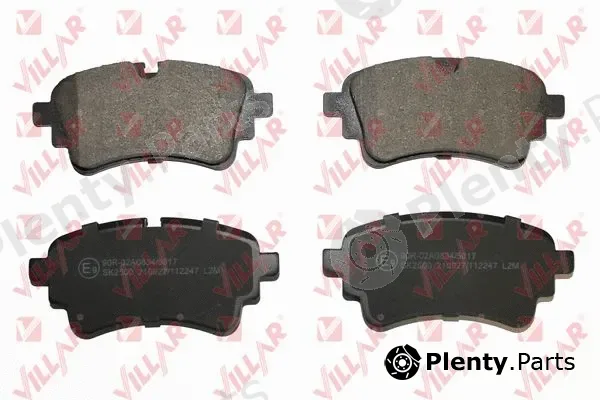 Villar 626.2247 — Brake Pad Set, disc brake