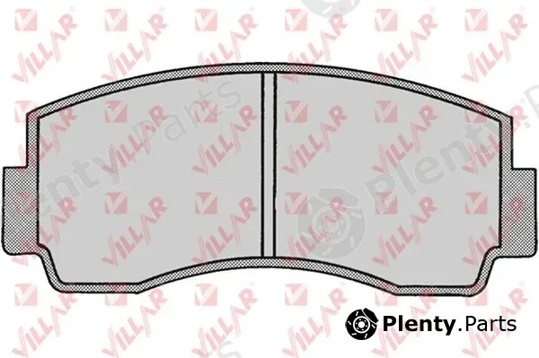 Villar 626.0167 — Brake Pad Set, disc brake
