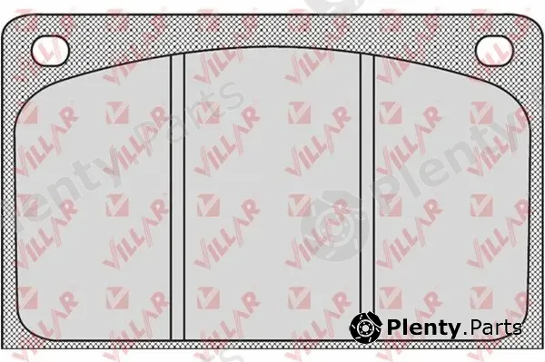 Villar 626.0918 — Brake Pad Set, disc brake