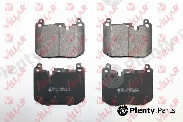 Villar 626.2116 — Brake Pad Set, disc brake