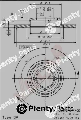 Villar 628.0505 — Brake Disc