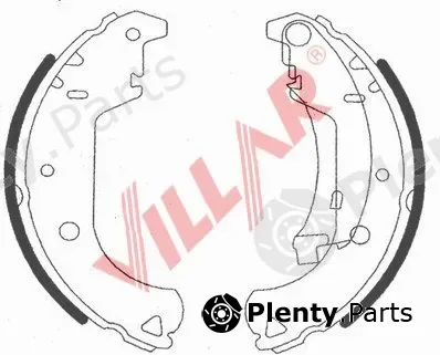 Villar 629.0724 — Brake Shoe Set