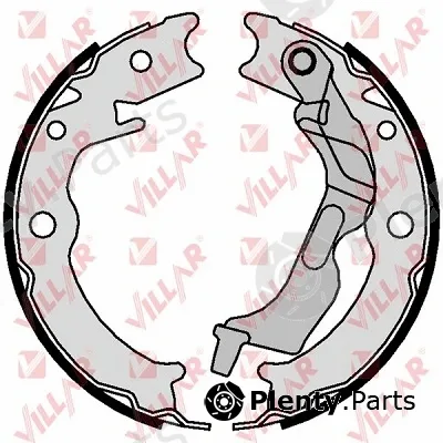 Villar 629.0208 — Brake Shoe Set, parking brake