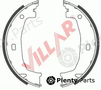 Villar 629.0811 — Brake Shoe Set, parking brake