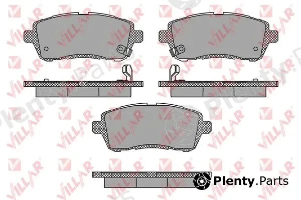 Villar 626.1673 — Brake Pad Set, disc brake