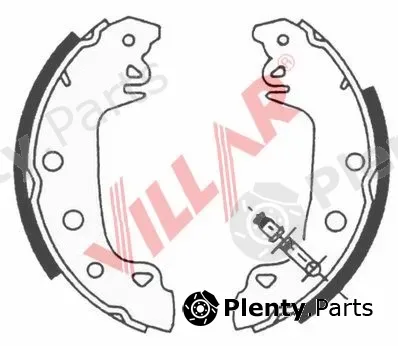 Villar 629.0650 — Brake Shoe Set
