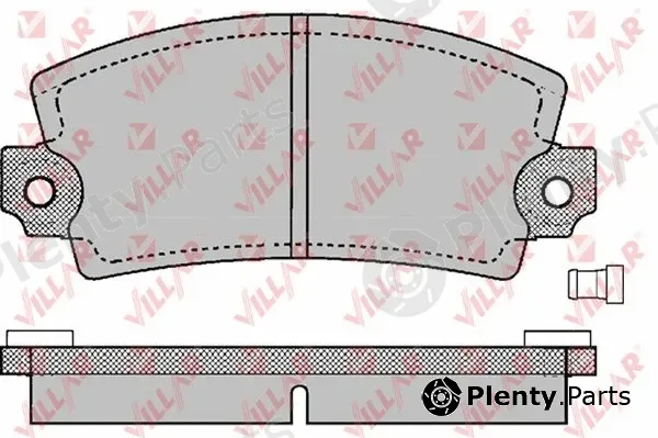Villar 626.0129 — Brake Pad Set, disc brake