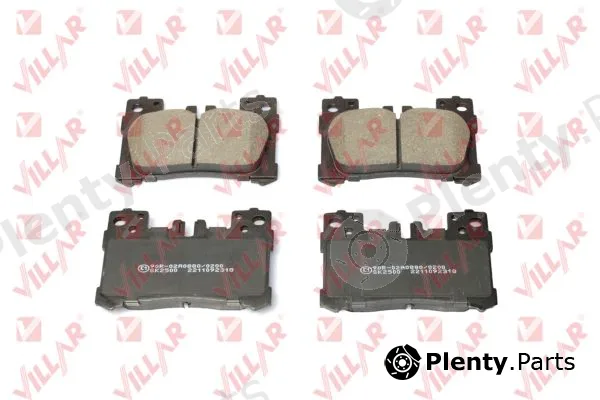 Villar 626.2318 — Brake Pad Set, disc brake
