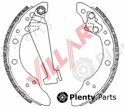 Villar 629.0615 — Brake Shoe Set