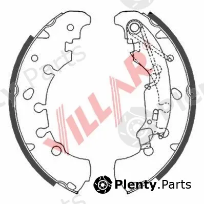Villar 629.0886 — Brake Shoe Set