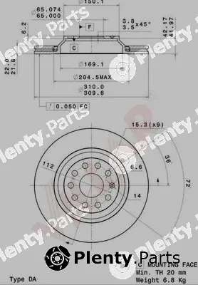 Villar 628.2077 — Brake Disc