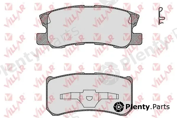 Villar 626.1639 — Brake Pad Set, disc brake