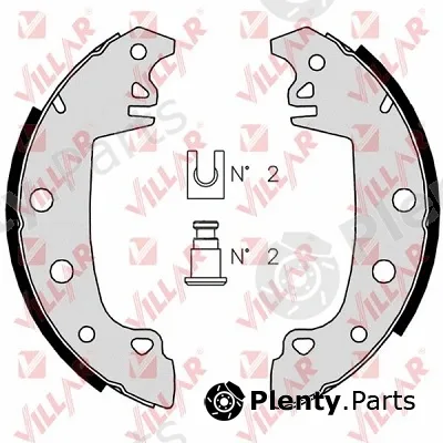 Villar 629.0353 — Brake Shoe Set
