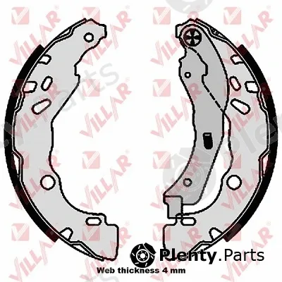 Villar 629.0344 — Brake Shoe Set