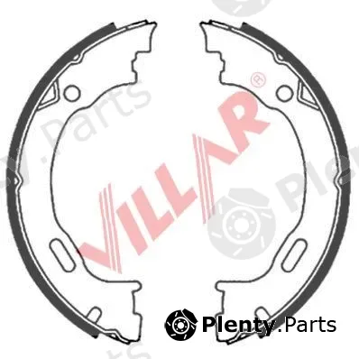 Villar 629.0836 — Brake Shoe Set, parking brake