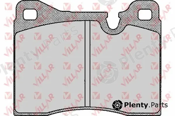 Villar 626.0207 — Brake Pad Set, disc brake