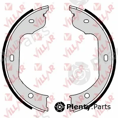 Villar 629.0202 — Brake Shoe Set, parking brake