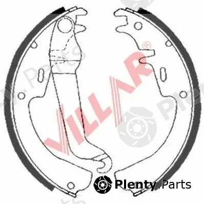 Villar 629.0890 — Brake Shoe Set