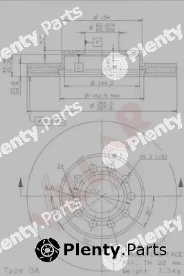 Villar 628.1780 — Brake Disc