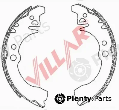 Villar 629.0695 — Brake Shoe Set