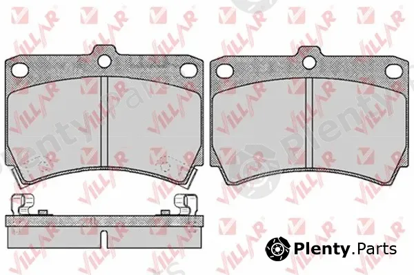 Villar 626.0366 — Brake Pad Set, disc brake