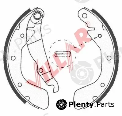 Villar 629.0618 — Brake Shoe Set