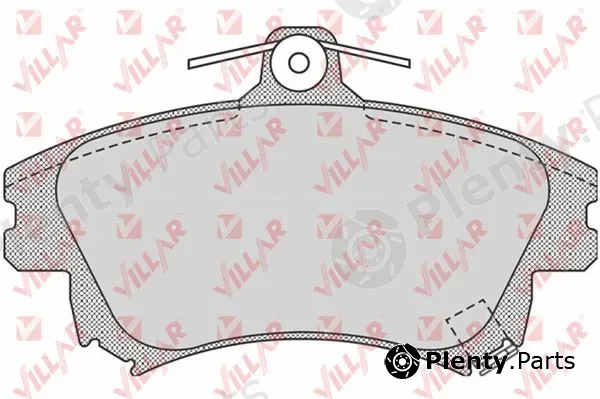 Villar 626.0711 — Brake Pad Set, disc brake