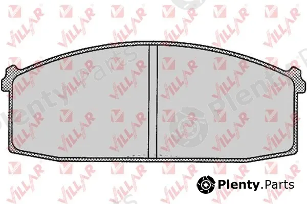 Villar 626.0252 — Brake Pad Set, disc brake