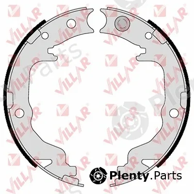 Villar 629.0211 — Brake Shoe Set, parking brake
