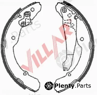 Villar 629.0689 — Brake Shoe Set