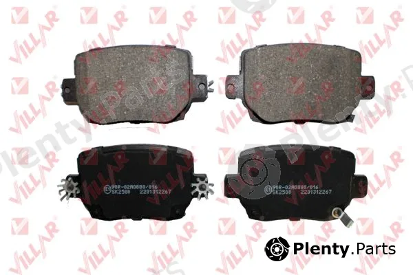 Villar 626.2267 — Brake Pad Set, disc brake