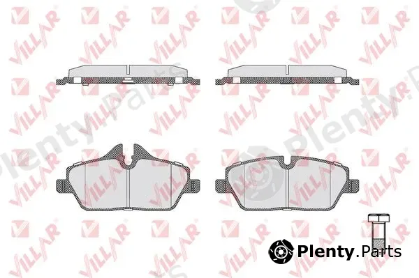 Villar 626.1241 — Brake Pad Set, disc brake