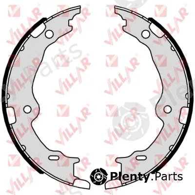 Villar 629.C206 — Brake Shoe Set, parking brake