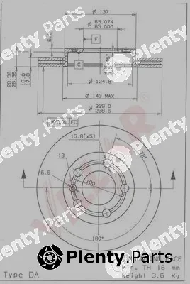 Villar 628.1752 — Brake Disc